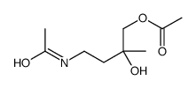 N-[(R)-4-(Acetyloxy)-3-hydroxy-3-methylbutyl]acetamide structure