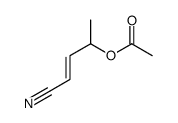 4-cyanobut-3-en-2-yl acetate Structure