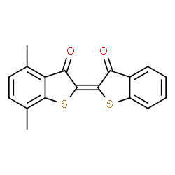 4,7-dimethyl-2-(3-oxobenzo[b]thien-2(3H)-ylidene)benzo[b]thiophene-3(2H)-one picture