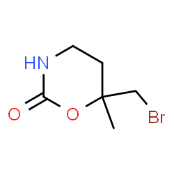 2H-1,3-Oxazin-2-one,6-(bromomethyl)tetrahydro-6-methyl-(9CI)结构式