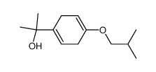 1-isobutoxy-4-(1-hydroxy-1-methylethyl)-1,4-cyclohexadiene Structure