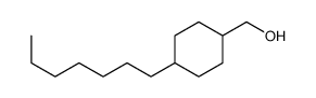 (4-heptylcyclohexyl)methanol结构式