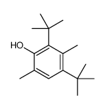 2,4-ditert-butyl-3,6-dimethylphenol Structure