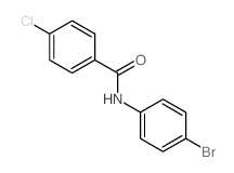 N-(4-bromophenyl)-4-chloro-benzamide Structure