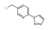 5-Chloromethyl-2-(pyrazol-1-yl)pyridine Structure