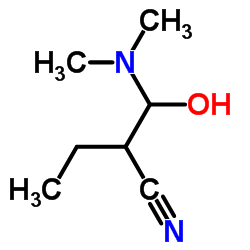 Butanenitrile, 2-[(dimethylamino)hydroxymethyl]- (9CI) picture