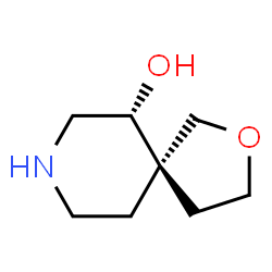 2-Oxa-8-azaspiro[4.5]decan-6-ol, (5R,6R)-rel- (9CI) Structure