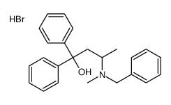 3-[benzyl(methyl)amino]-1,1-diphenylbutan-1-ol,hydrobromide Structure