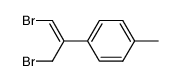 (Z)-1,3-Dibromo-2-(4-methylphenyl)-1-propene结构式