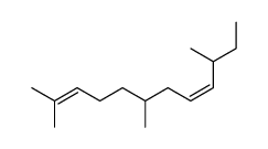 2,6,10-Trimethyldodeca-2,8-diene Structure