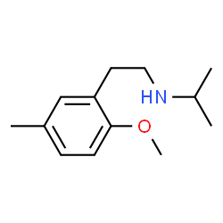 Phenethylamine, N-isopropyl-2-methoxy-5-methyl- (8CI)结构式