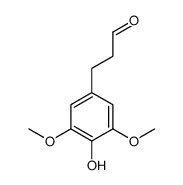 3-(4-HYDROXY-3,5-DIMETHOXY-PHENYL)-PROPIONALDEHYDE Structure