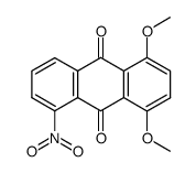 1,4-dimethoxy-5-nitro-9,10-anthraquinone结构式