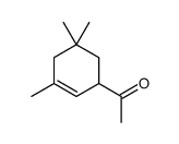 1-(3,5,5-trimethyl-2-cyclohexen-1-yl)ethan-1-one结构式