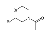 N,N-bis(2-bromoethyl)acetamide Structure