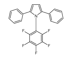 1-(2,3,4,5,6-pentafluorophenyl)-2,5-diphenylpyrrole Structure