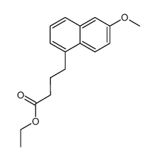 4-(6-methoxy-[1]naphthyl)-butyric acid ethyl ester结构式