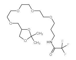 n-[15,16-o-(isopropylidene)-4,7,10,13-tetraoxa-hexadecyl]trifluoroacetamide Structure