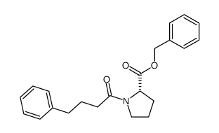 N-(4-phenylbutyryl)-L-proline benzyl ester Structure