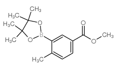 5-(甲氧羰基)-2-甲基苯硼酸频哪醇酯结构式