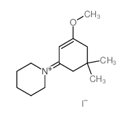 1-(3-methoxy-5,5-dimethyl-1-cyclohex-2-enylidene)-3,4,5,6-tetrahydro-2H-pyridine Structure