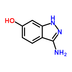 3-氨基-6-羟基-1H-吲唑结构式