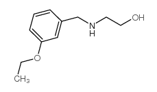 2-((3-ETHOXYBENZYL)AMINO)ETHANOL结构式