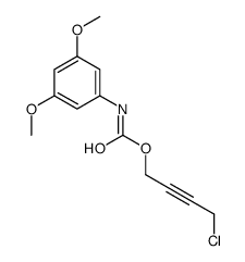 4-chlorobut-2-ynyl N-(3,5-dimethoxyphenyl)carbamate结构式