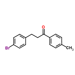 3-(4-Bromophenyl)-1-(4-methylphenyl)-1-propanone structure