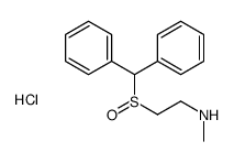 2-benzhydrylsulfinyl-N-methylethanamine,hydrochloride结构式