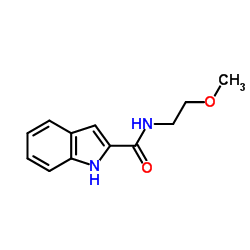 N-(2-Methoxyethyl)-1H-indole-2-carboxamide Structure