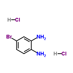 4-Bromo-1,2-benzenediamine dihydrochloride结构式