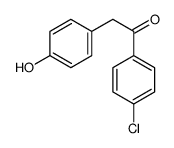 1-(4-chlorophenyl)-2-(4-hydroxyphenyl)ethanone Structure