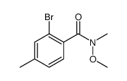 Benzamide, 2-bromo-N-methoxy-N,4-dimethyl结构式