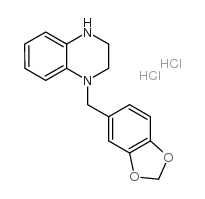 4-(1,3-benzodioxol-5-ylmethyl)-2,3-dihydro-1H-quinoxaline Structure