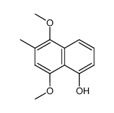 5,8-Dimethoxy-6-methyl-1-naphthol Structure