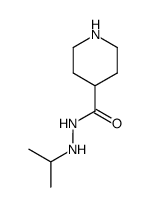 piperidine-4-carboxylic acid-(N'-isopropyl-hydrazide)结构式