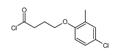 4-(4-chloro-2-methyl-phenoxy)-butyryl chloride Structure