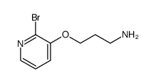 3-(2-bromo-pyridin-3-yloxy)-propylamine Structure