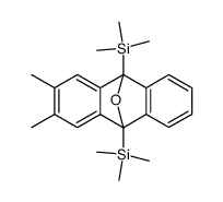 9,10-bis(trimethylsilyl)-9,10-dihydro-9,10-epoxy-2,3-dimethylanthracene Structure