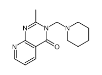 2-methyl-3-(piperidin-1-ylmethyl)pyrido[2,3-d]pyrimidin-4-one Structure