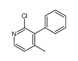 2-chloro-4-methyl-3-phenyl-pyridine Structure