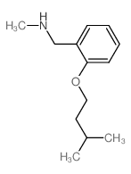 [2-(Isopentyloxy)phenyl]-N-methylmethanamine结构式