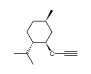 ethynyl,[2-isopropyl-5-methylcyclohexyl(1R,2S,5R)]ether结构式