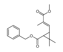 benzyl (1R,3S)-3-[(E)-3-methoxy-2-methyl-3-oxoprop-1-enyl]-2,2-dimethylcyclopropane-1-carboxylate Structure