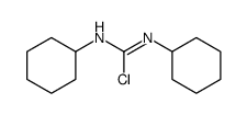 N,N'-dicyclohexylcarbamimidoyl chloride结构式