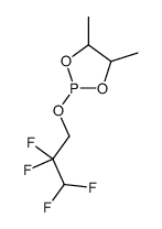 4,5-dimethyl-2-(2,2,3,3-tetrafluoropropoxy)-1,3,2-dioxaphospholane结构式