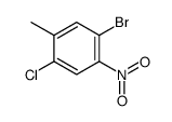 1-bromo-4-chloro-5-methyl-2-nitrobenzene Structure