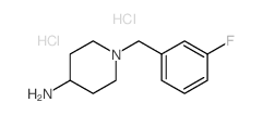 1-(3-Fluoro-benzyl)-piperidin-4-ylamine dihydrochloride structure