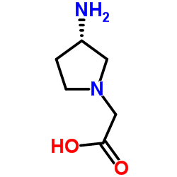 (S)-(3-AMINO-PYRROLIDIN-1-YL)-ACETIC ACID Structure